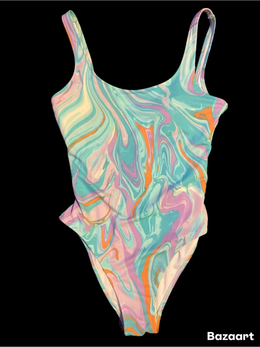 Victoria's Secret PINK Marble Swirl One-Piece Swimsuit